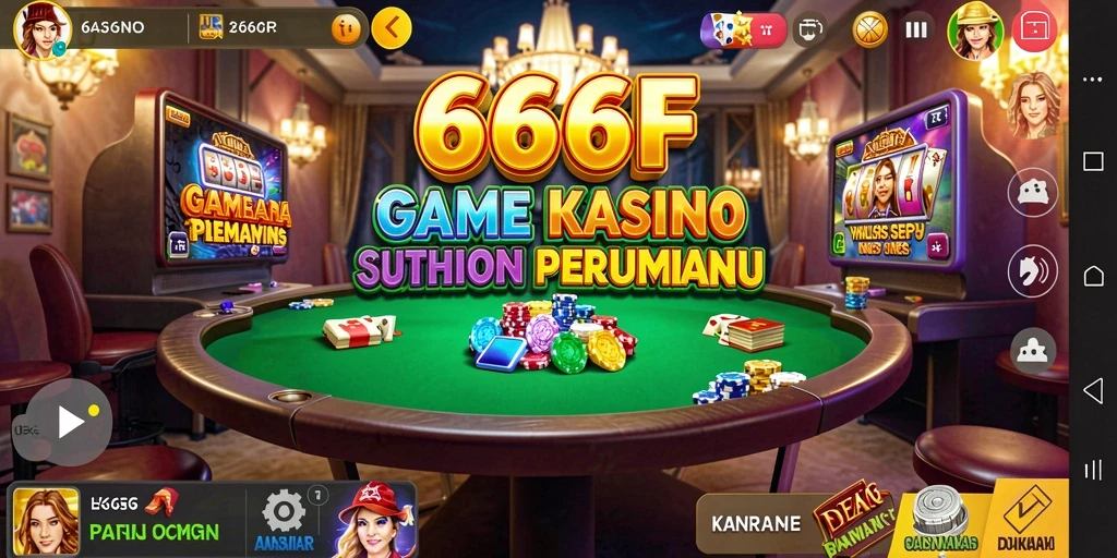 Tampilan permainan seru di 666F dengan grafis menarik.
