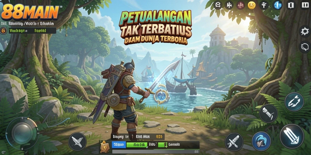 Tampilan gameplay Open World yang memukau dan menakjubkan.
