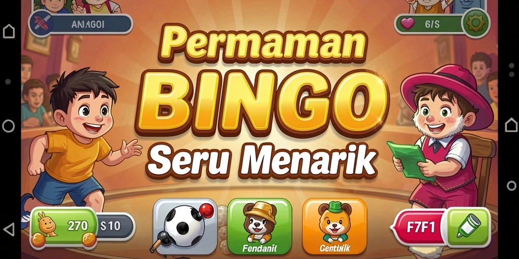 Screenshot gameplay F7F7 yang menampilkan keseruan Bingo.