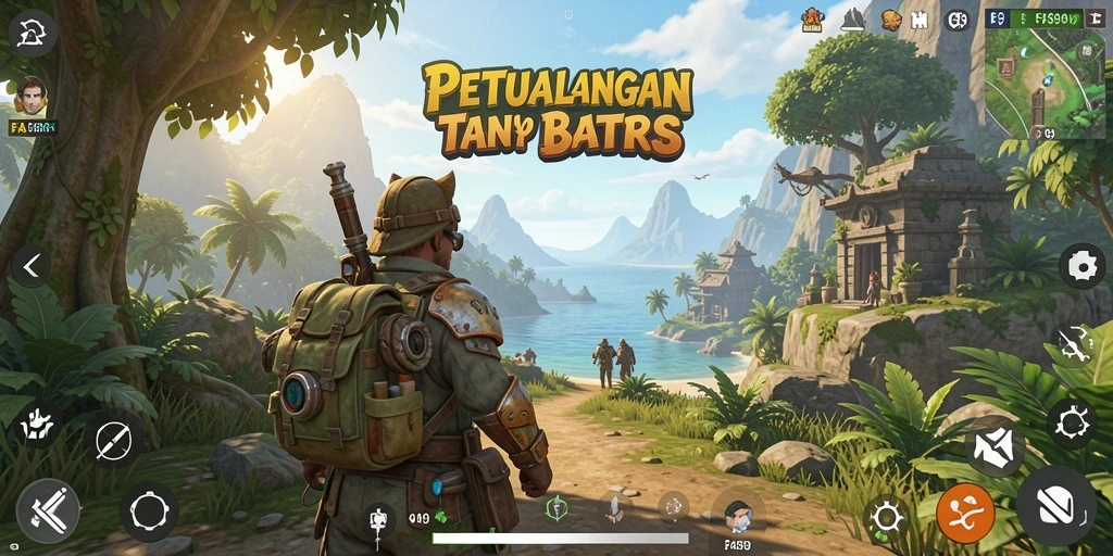 Menampilkan gameplay seru di dunia terbuka FA99.