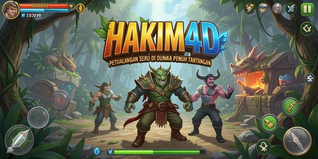 Tampilan gameplay <strong>HAKIM4D</strong> yang penuh aksi dan tantangan menarik.