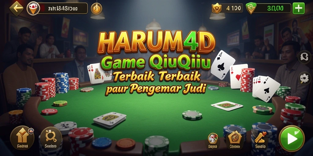 Tampilan gameplay QiuQiu yang seru dalam HARUM4D.