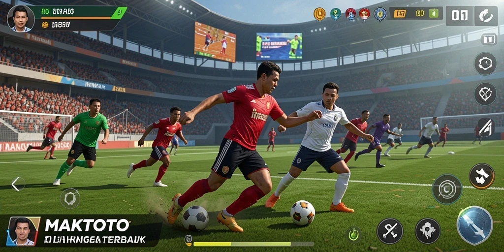 Tampilan gameplay MAKTOTO yang seru dan menantang.