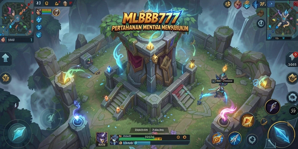 Tampilan menarik dari gameplay Tower Defense di MLBB777.