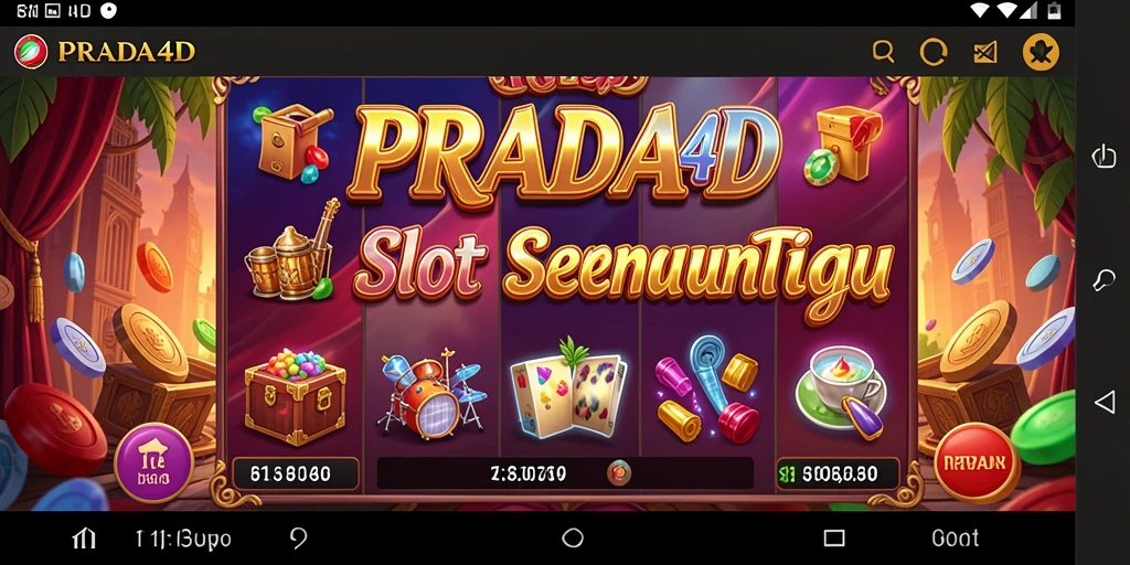 Screenshot gameplay <strong>PRADA4D</strong> menunjukkan suasana menarik dalam permainan slot.