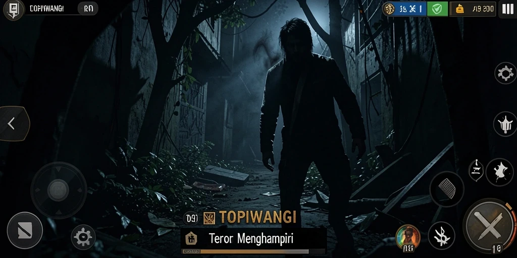 Gameplay penuh ketegangan di dalam kegelapan TOPIWANGI.