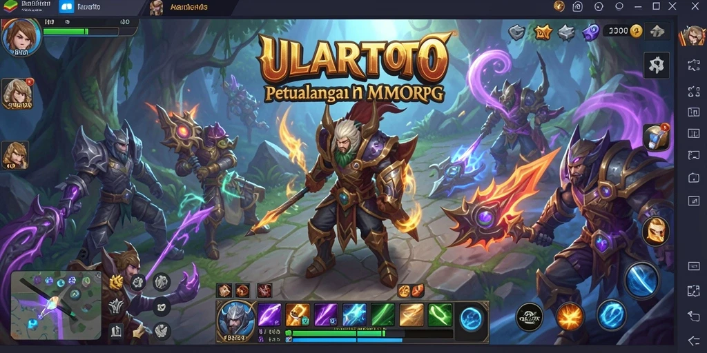 Tampilan menarik dari gameplay ULARTOTO dengan petualangan seru.